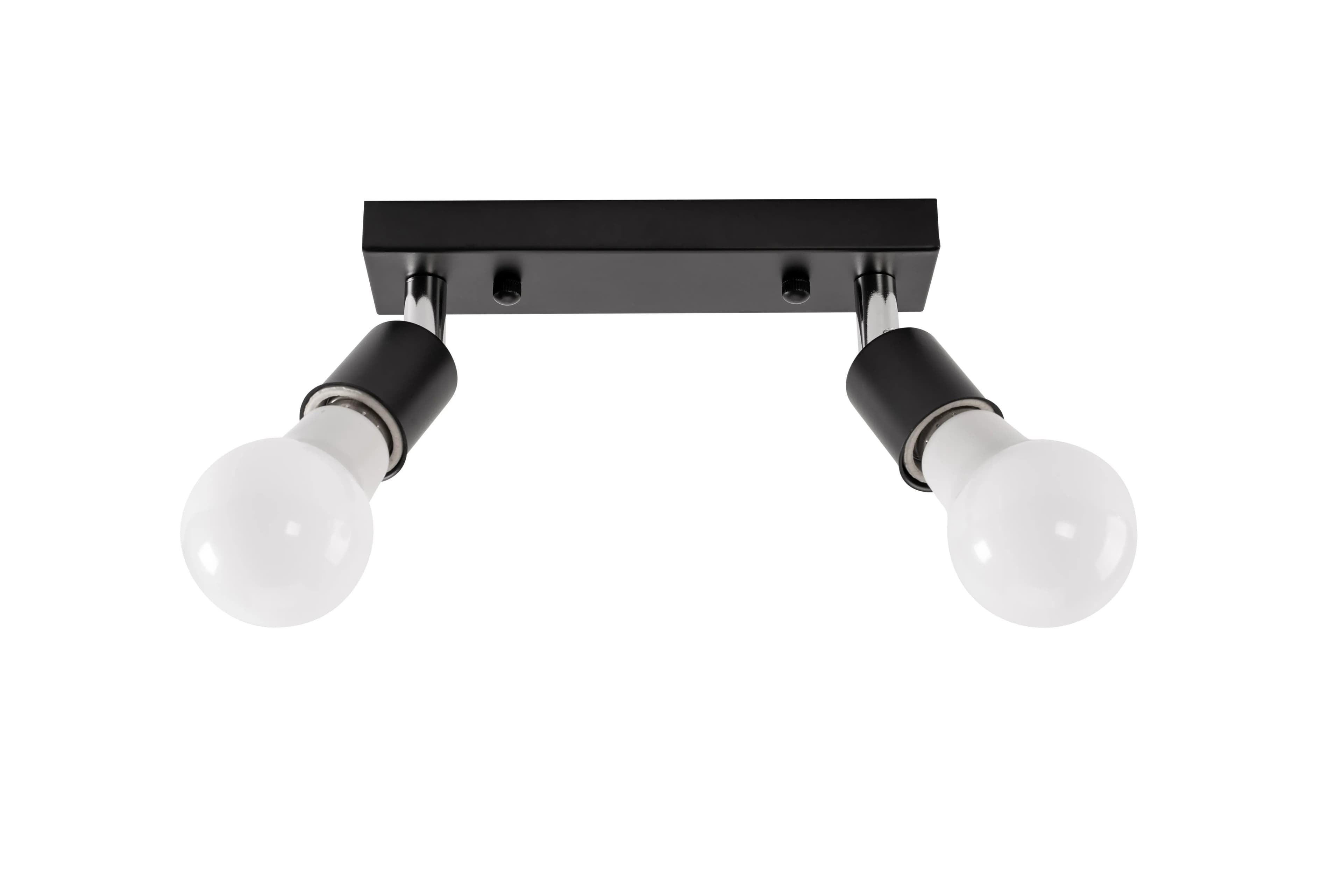Lampada Da Soffitto Riflettore Plafoniere Black APP696-2C