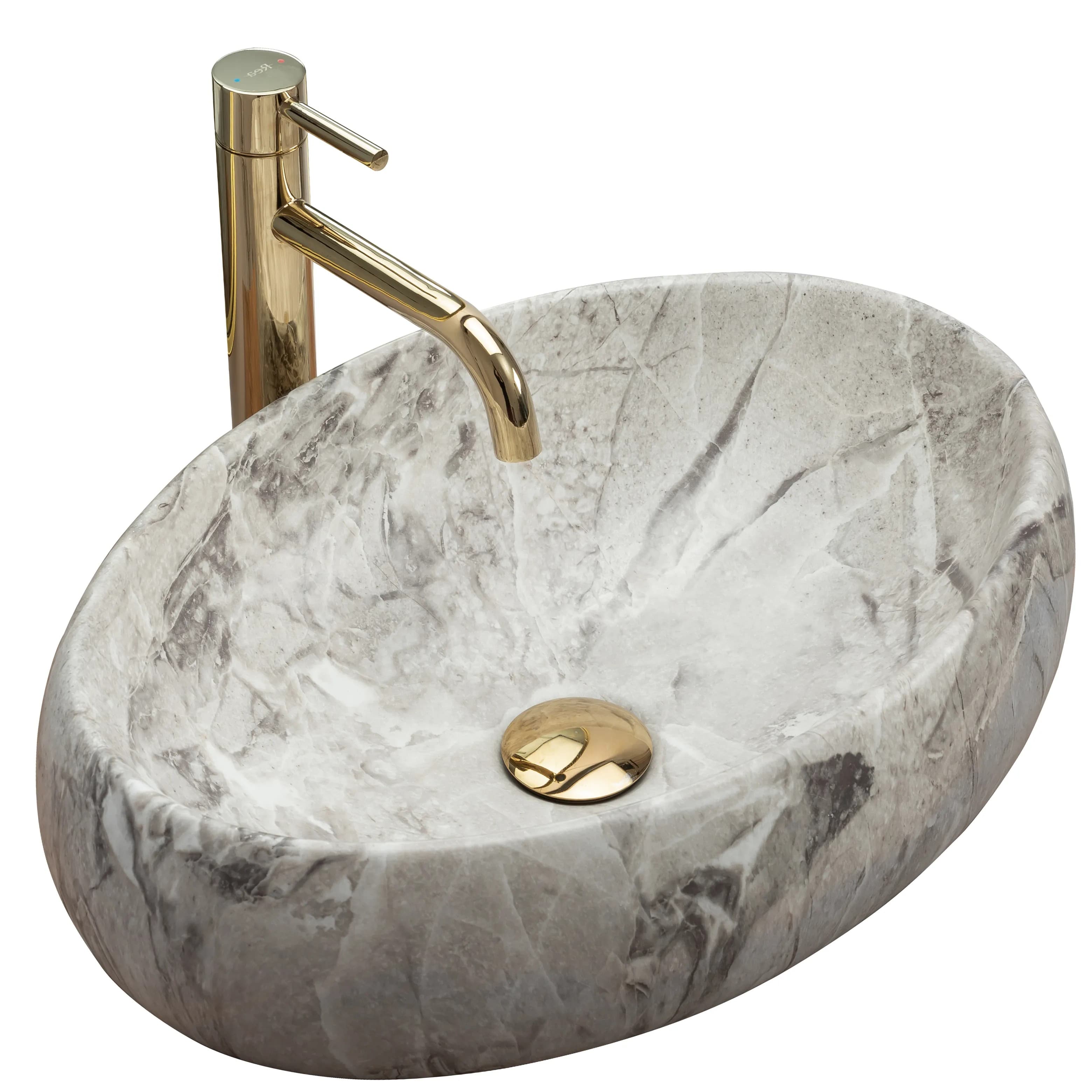 Lavabo Da Appoggio Rea Linda Stone