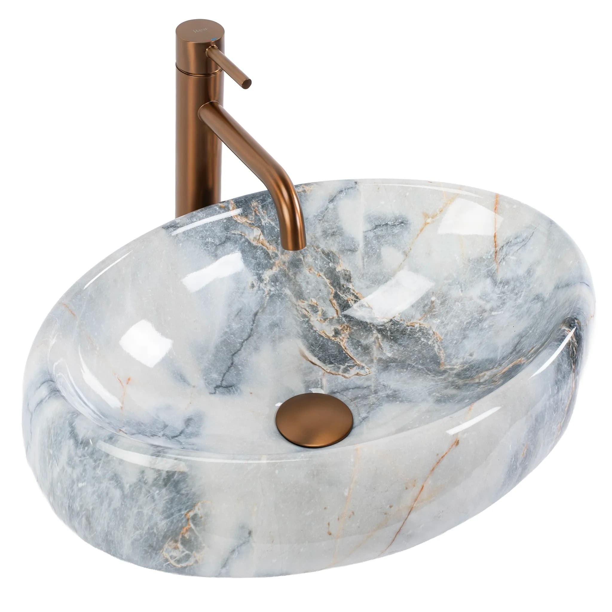 Lavabo Da Appoggio Rea Linda Granit