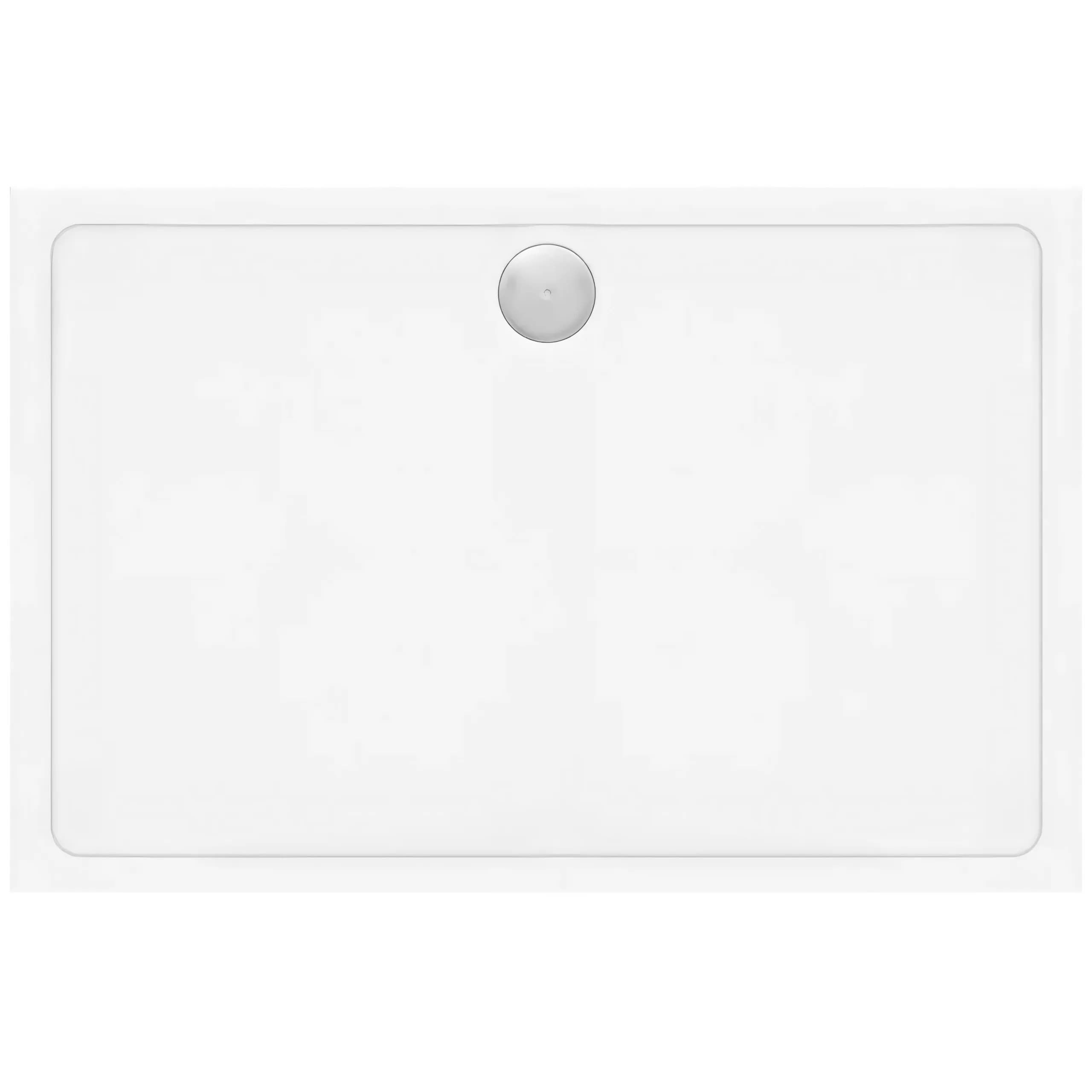 Piatto Doccia Acrilico Rea Savoy White 80x100 Copertura cromo
