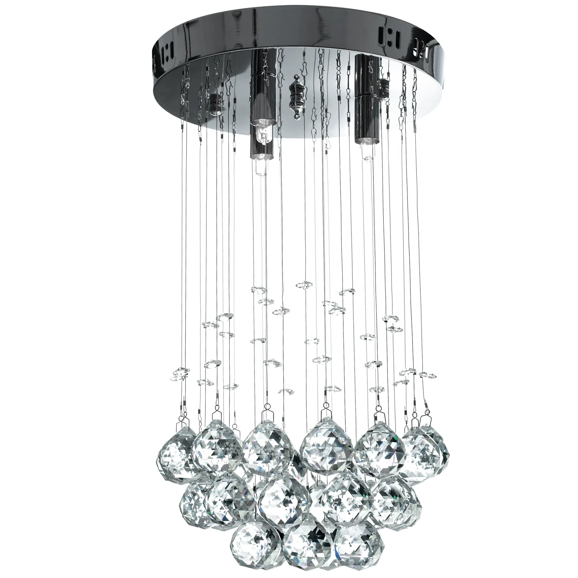 Lampada Cristallo Plafone APP782-1C