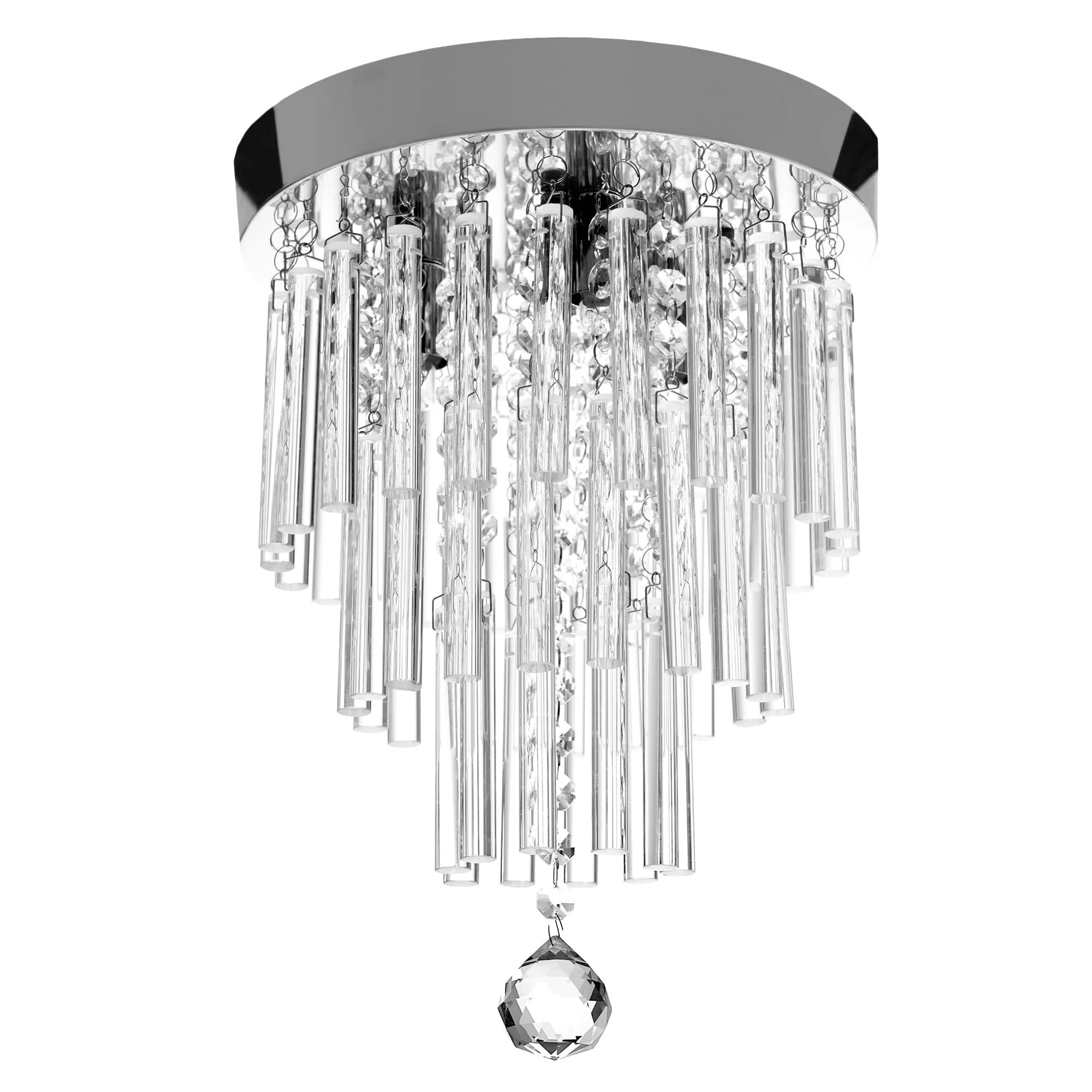 Lampada Cristallo Plafone APP787-3C