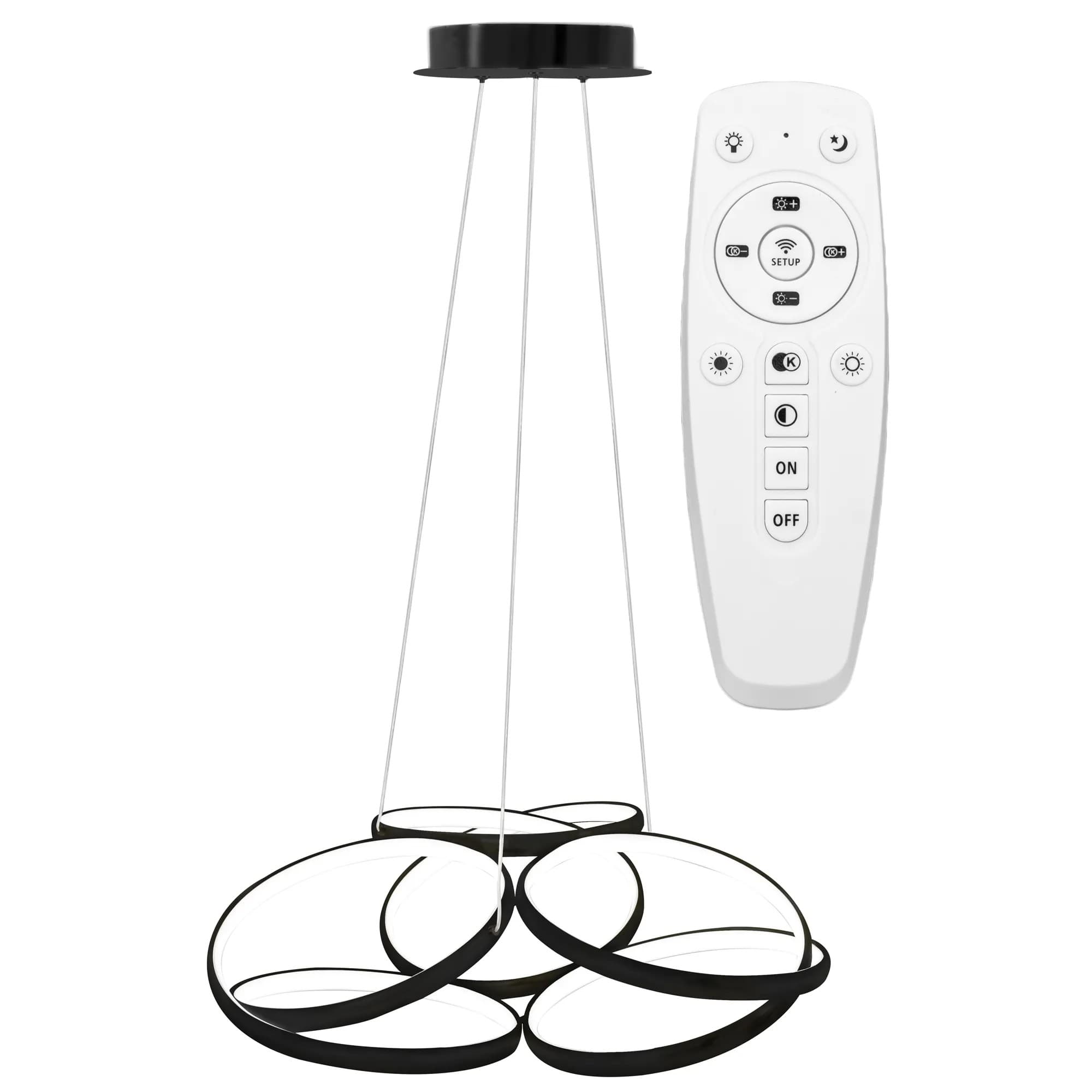 Lampada Led App793-cp Black Flat