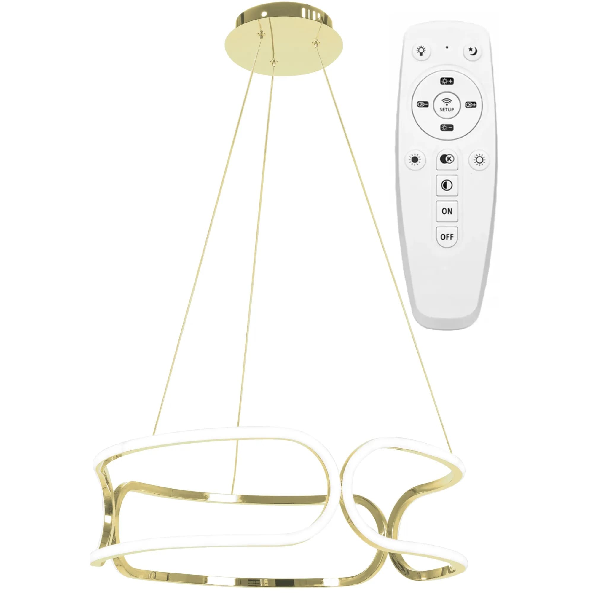 Lampada Da Soffitto Led App791-cp Trio Gold