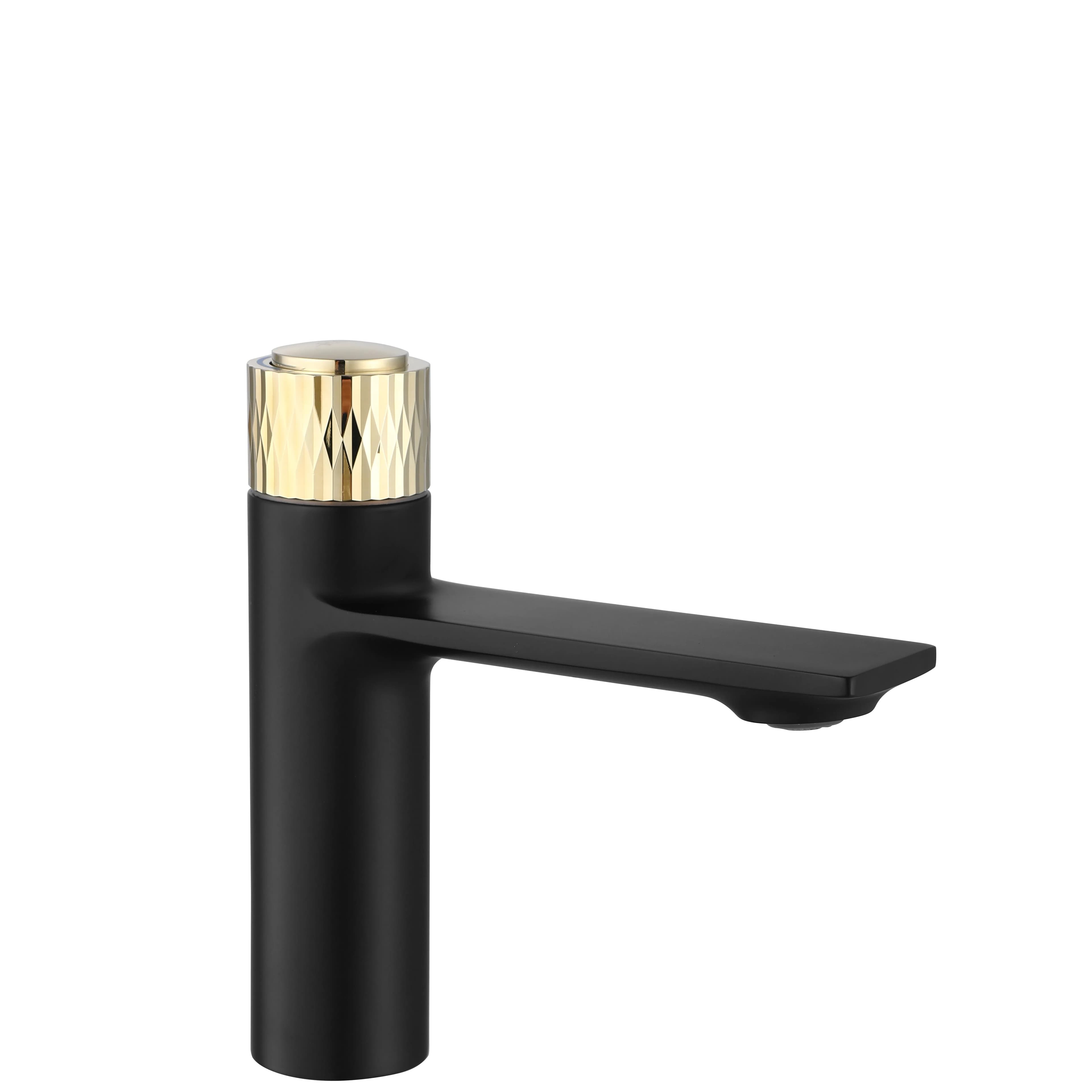 Rubinetto Da Lavabo Rea Storm Black Gold Low