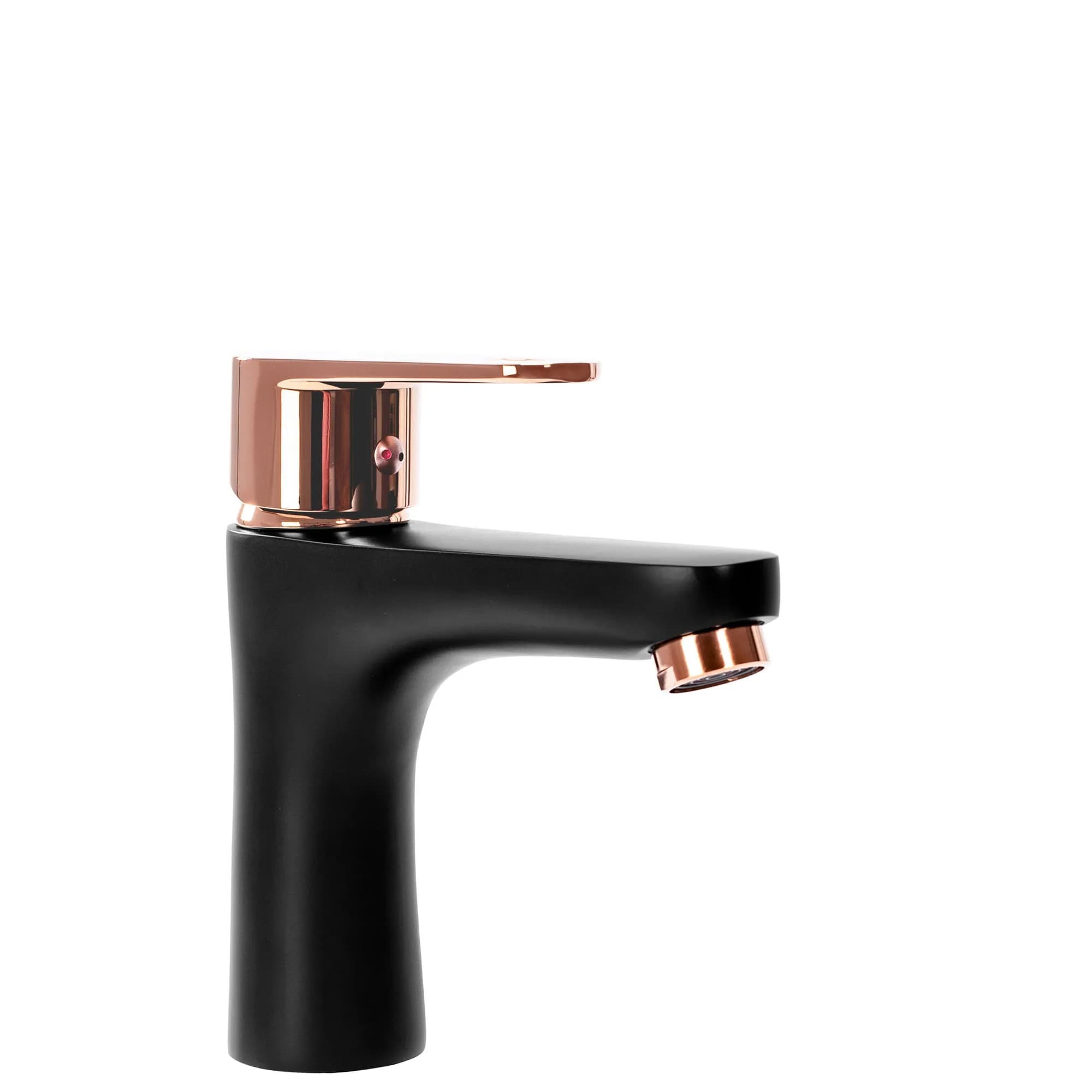 Rubinetto Da Bagno Rea Mild Black Rose-gold Low