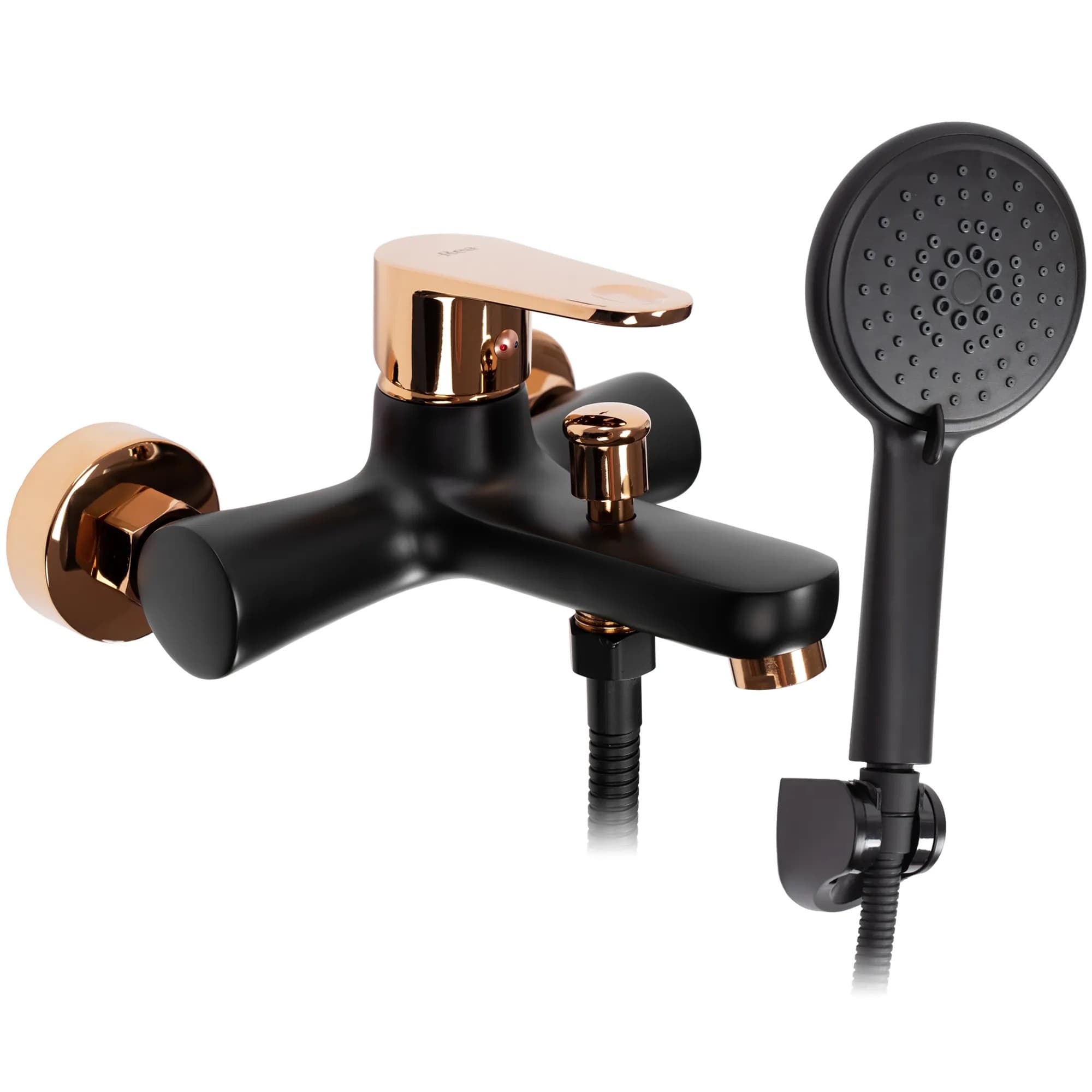 Rubinetto Da Vasca Rea Mild Black / Rose Gold