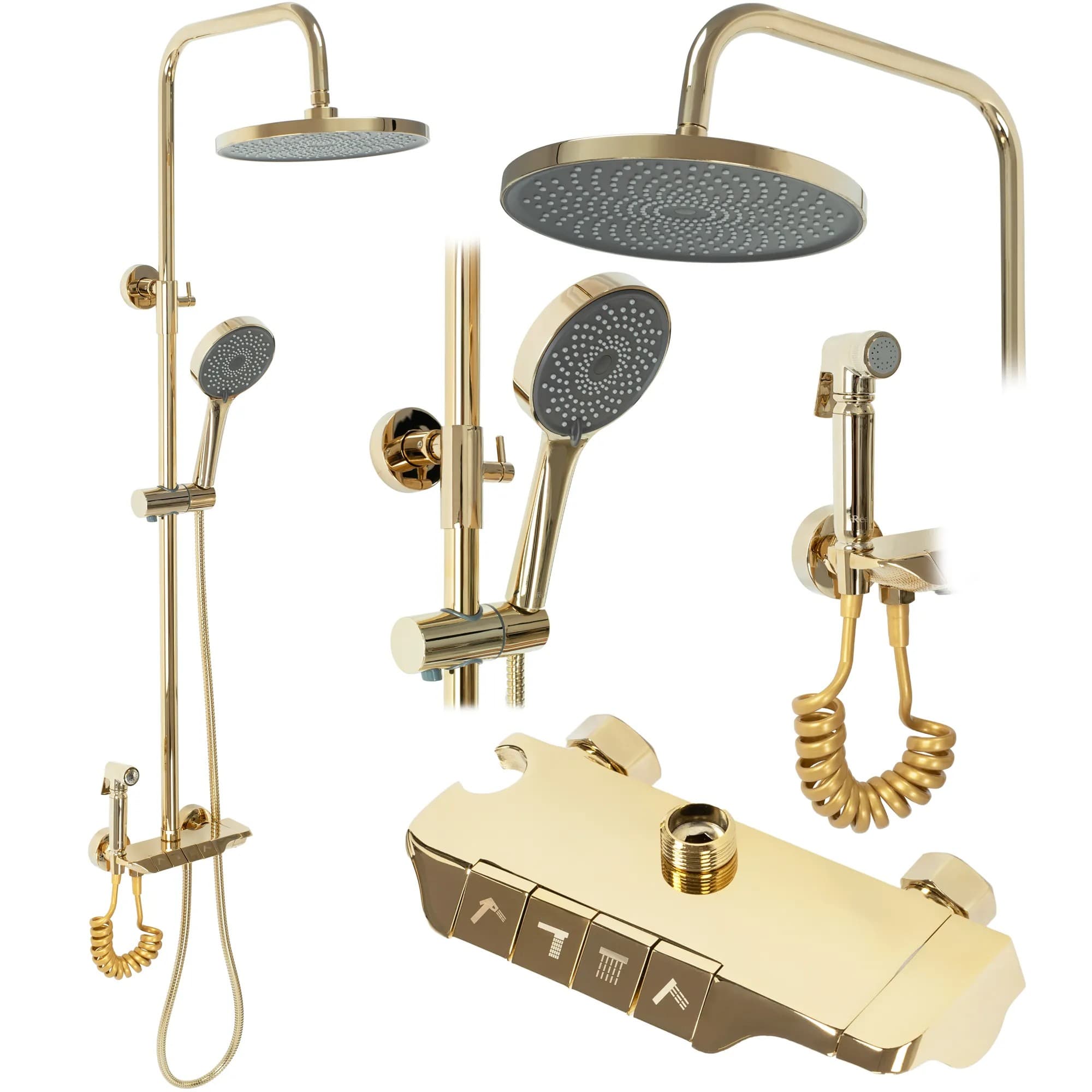 Set Doccia Da Incasso Rea Max Gold