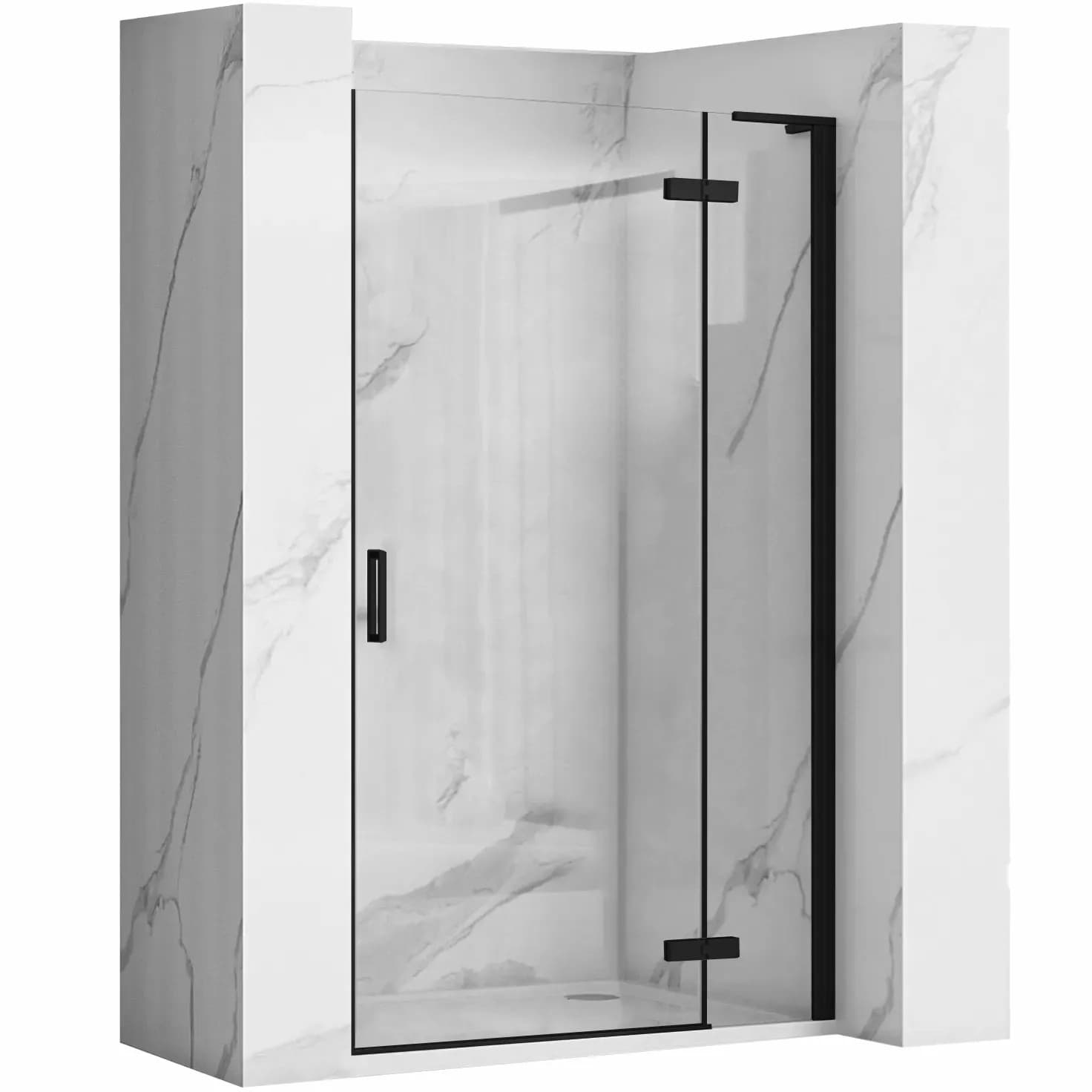 Porta Doccia Rea Hugo 100 Black