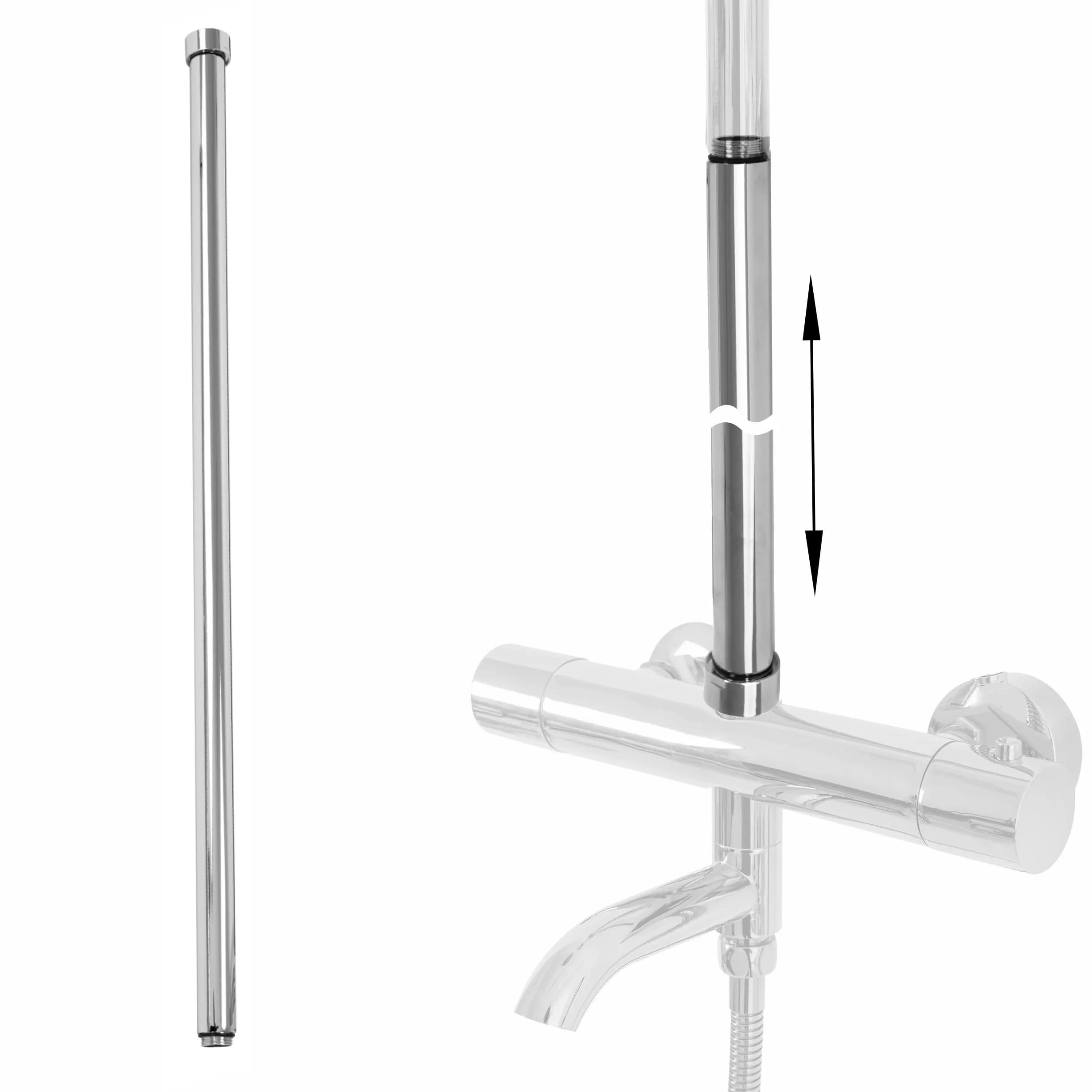 Prolunga Per Set Vasca/doccia Chrom 60cm