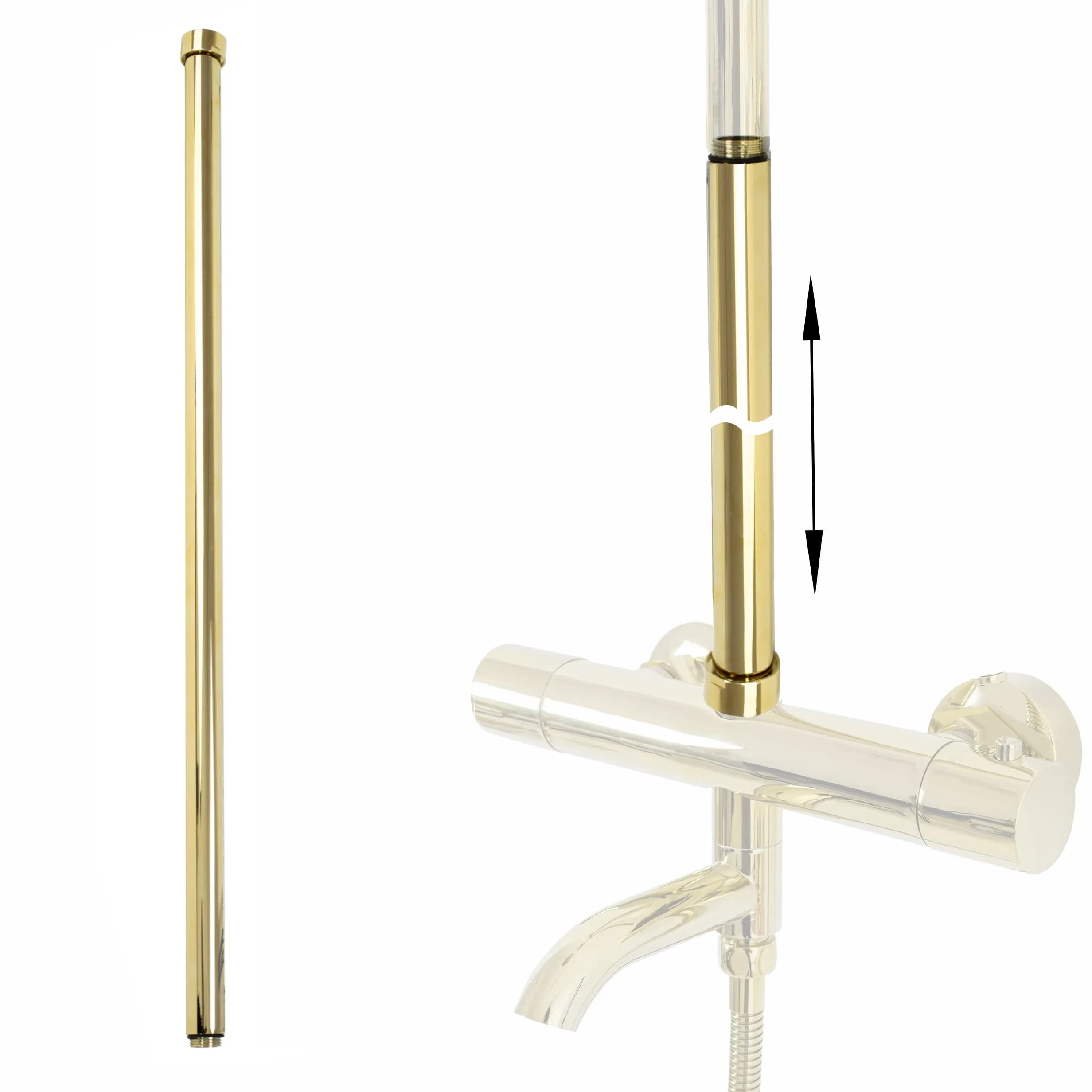 Prolunga Per Set Vasca/doccia Gold 60cm