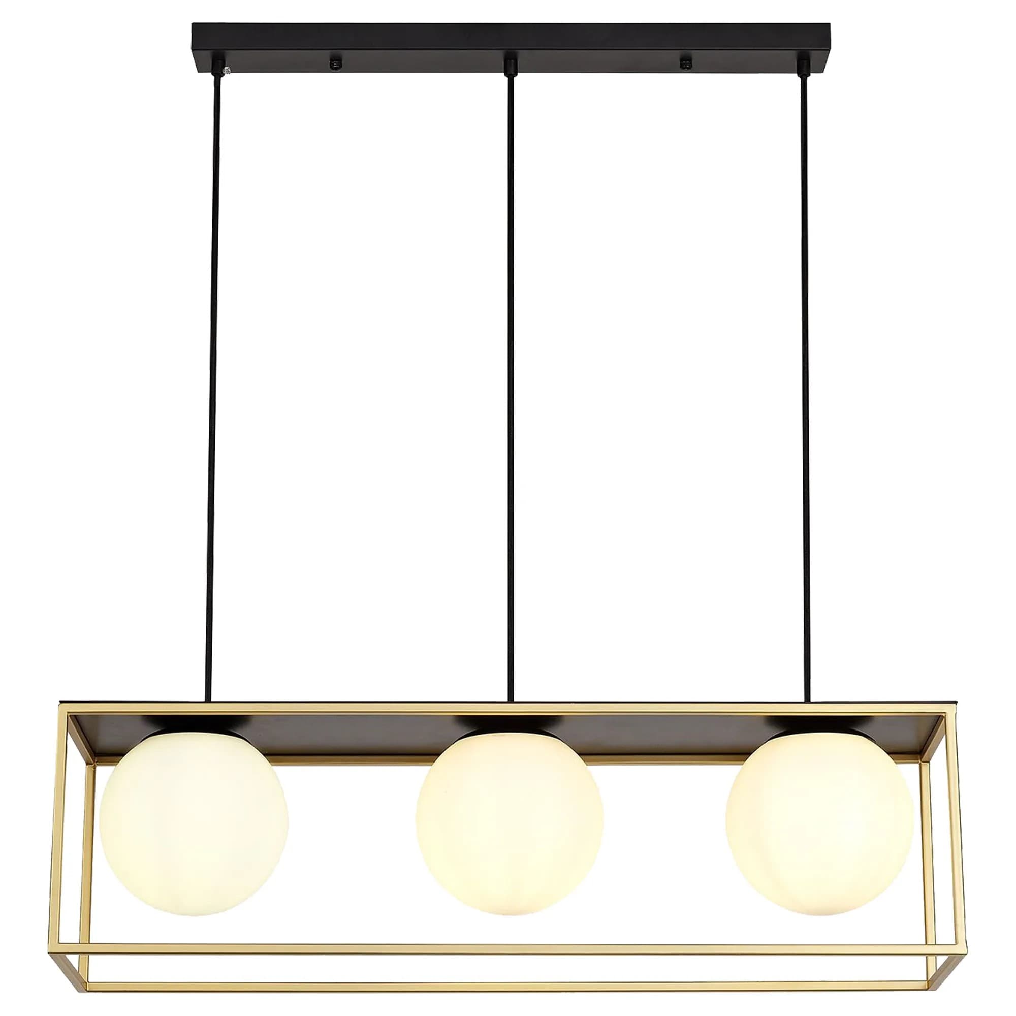 Plafoniera Da Soffitto Black Gold APP1164-3CP