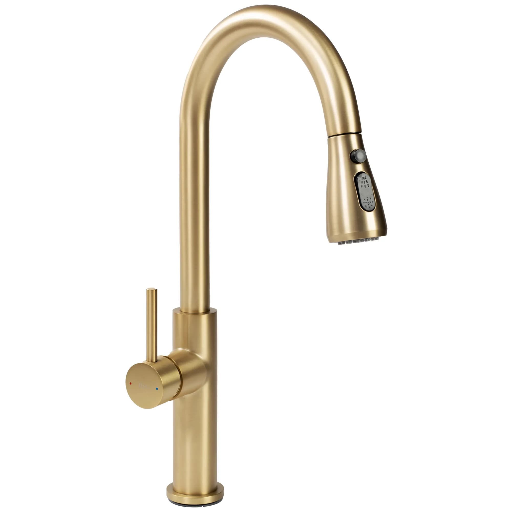 Rubinetto Da Cucina Rea Nest Gold Brush