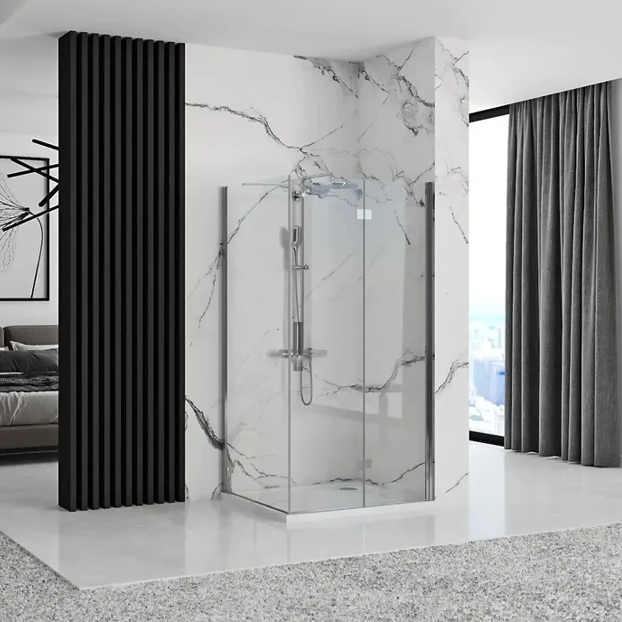 Cabina Doccia Rea Molier Chrom 90x90