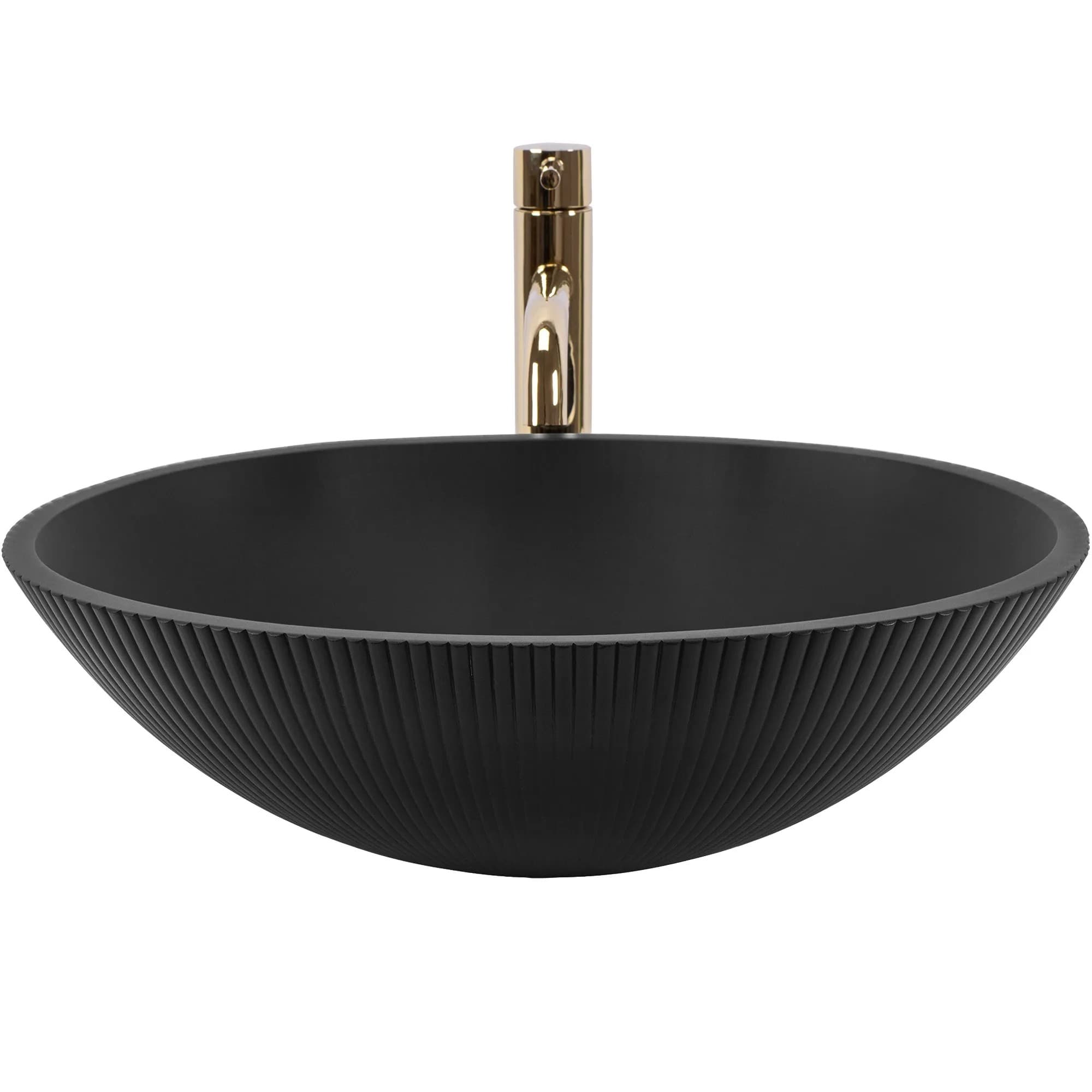 Lavabo Da Appoggio Rea Della Black Matt