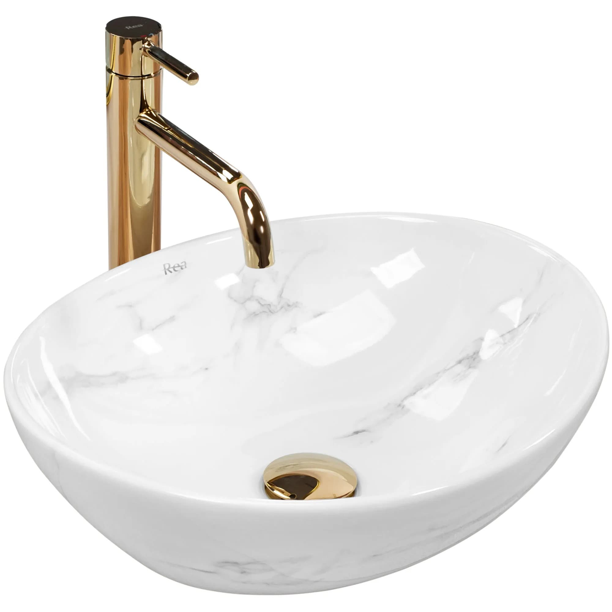 Lavabo Da Appoggio Rea Sofia Nature Marble
