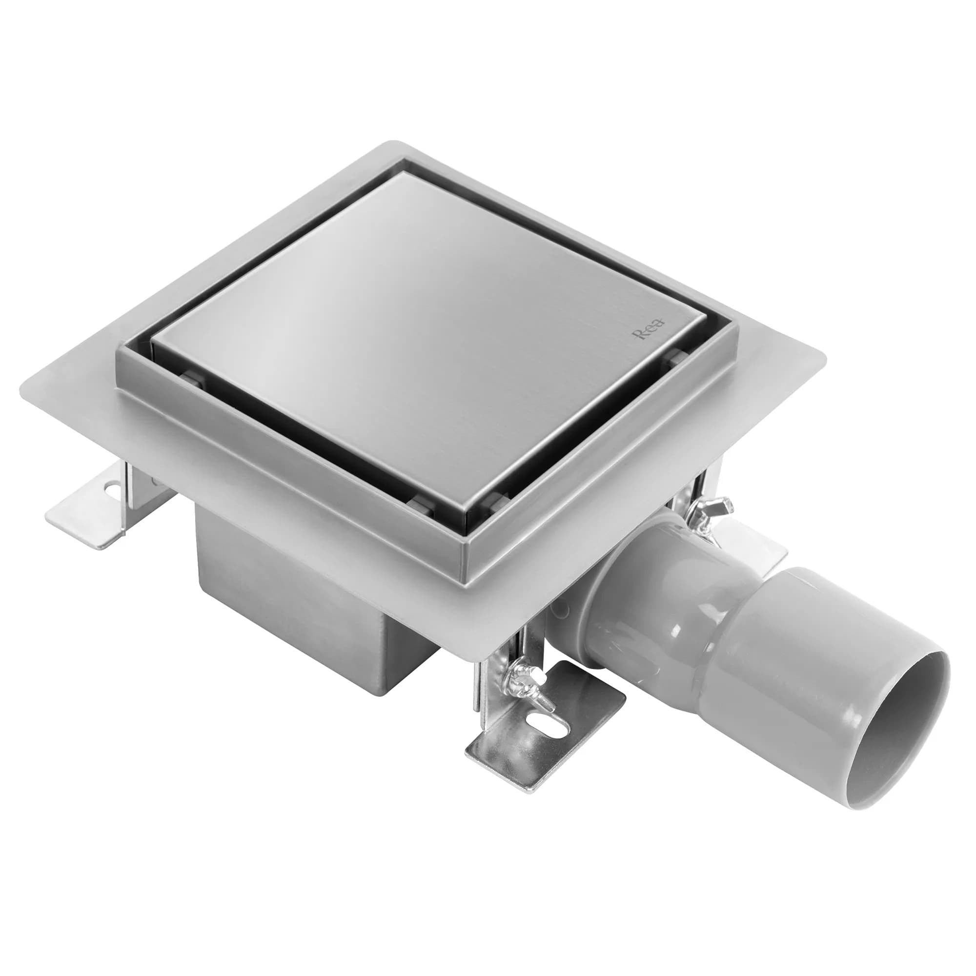 Scarico Lineare Rea Neo Nickel Brush 12x12