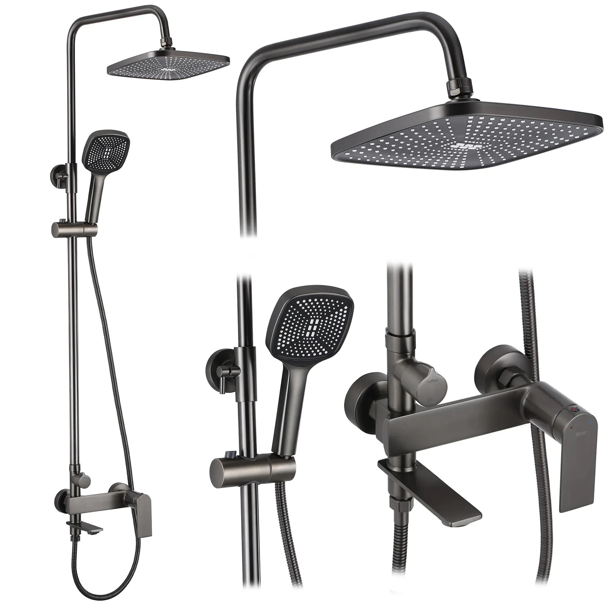 Set Doccia Rea Storm Titanium