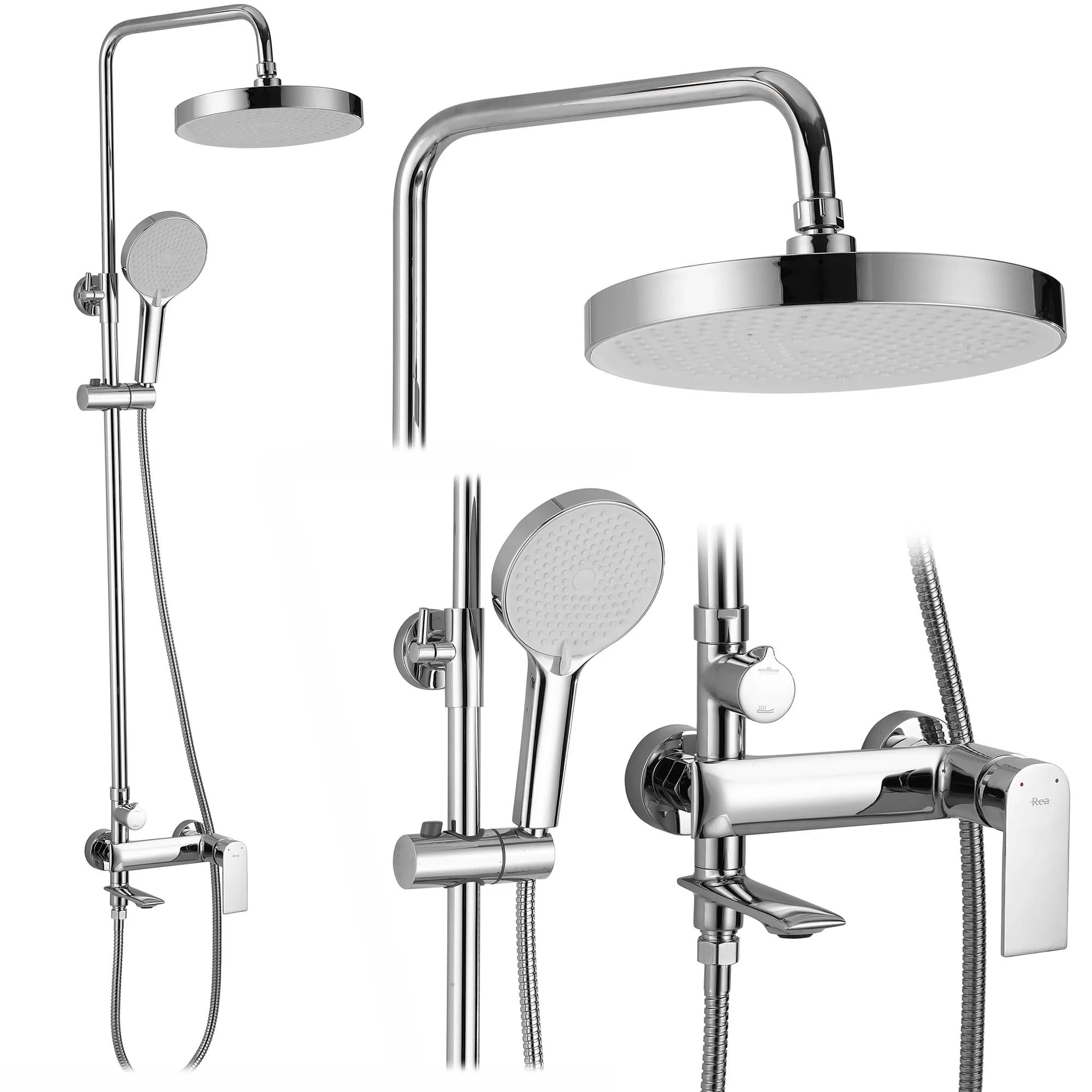 Set Doccia Rea Veneta Chrome