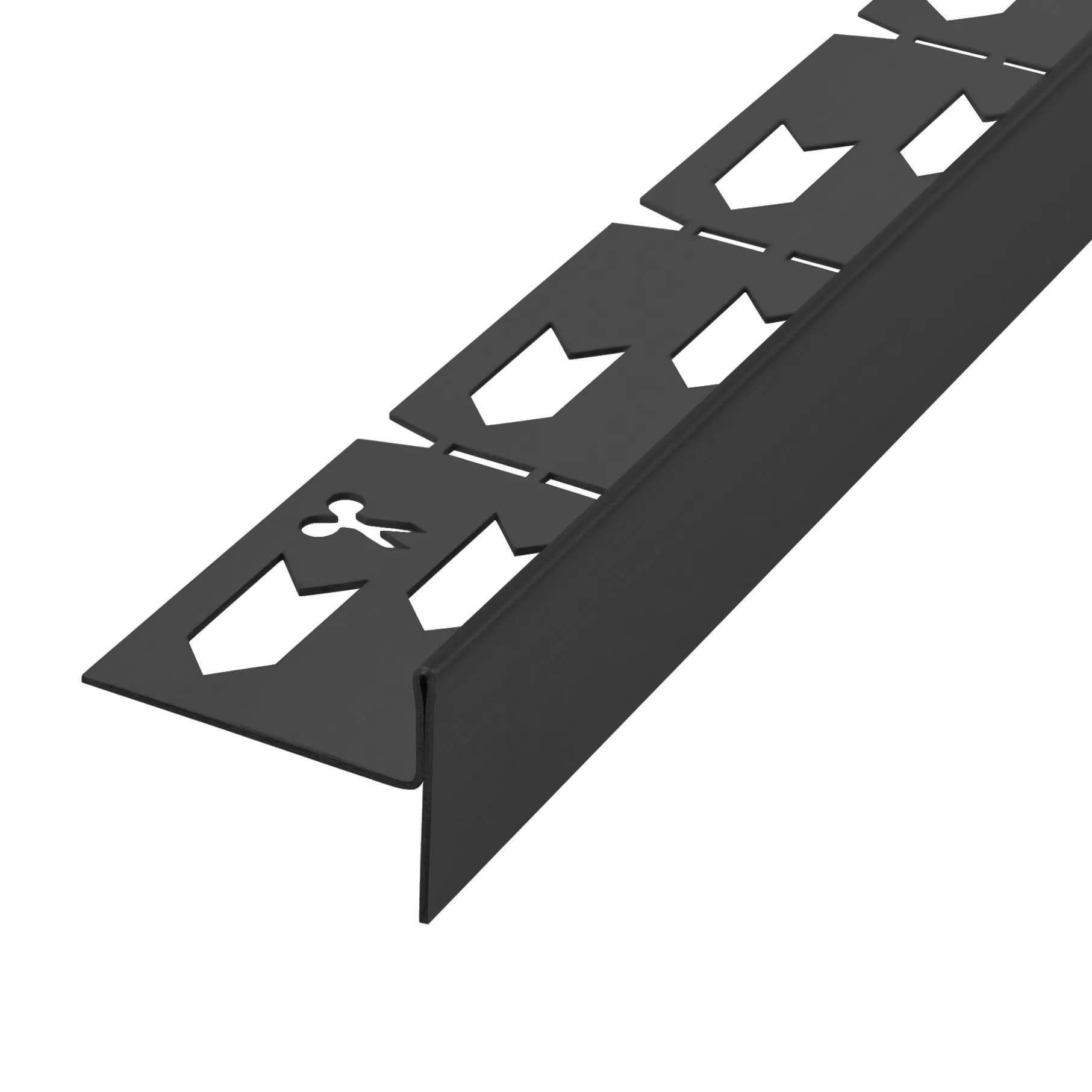 Profilo Doccia Pendenzato 140cm Black destra