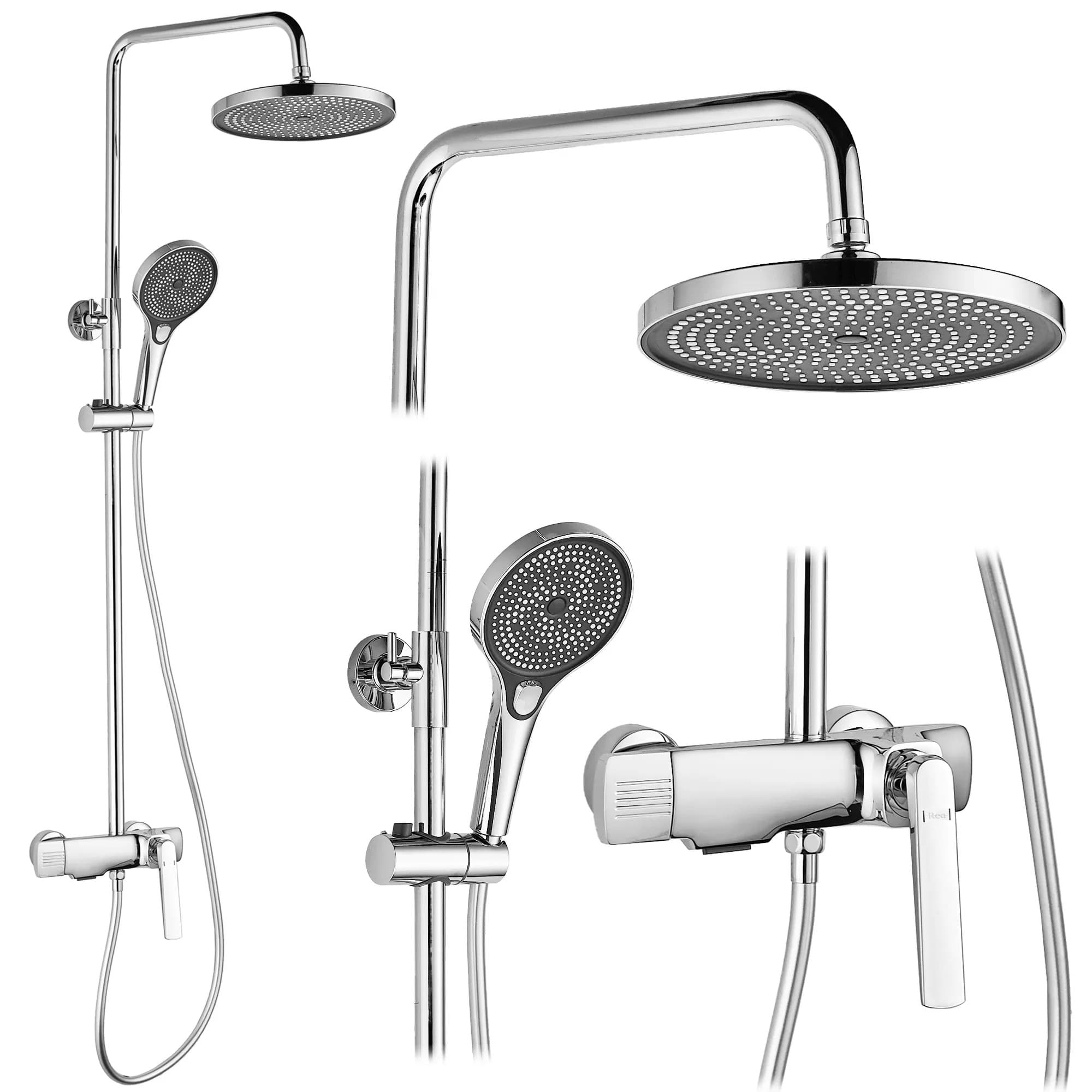 Set Doccia Rea Rebel Chrome