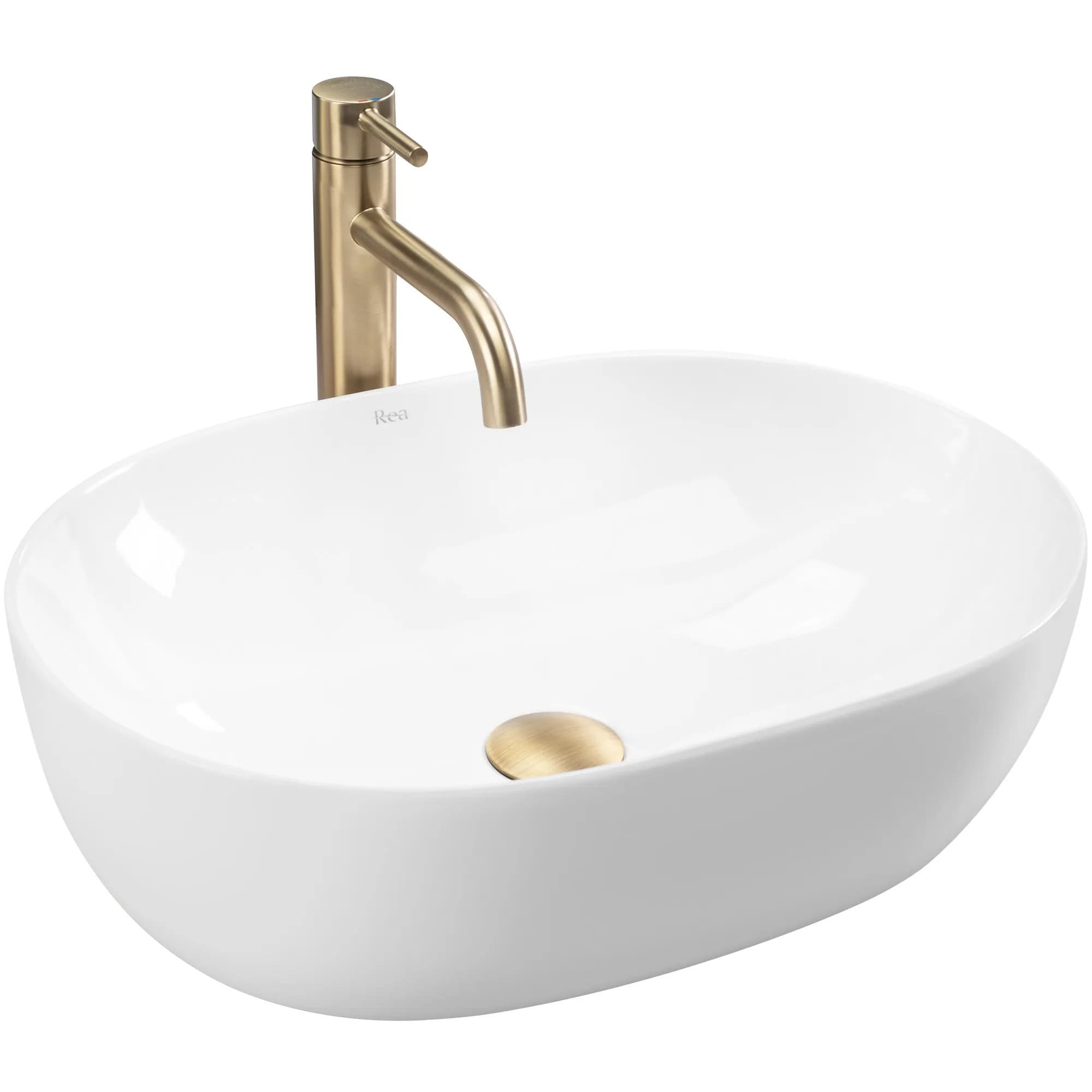 Lavabo Da Appoggio Rea Lisa