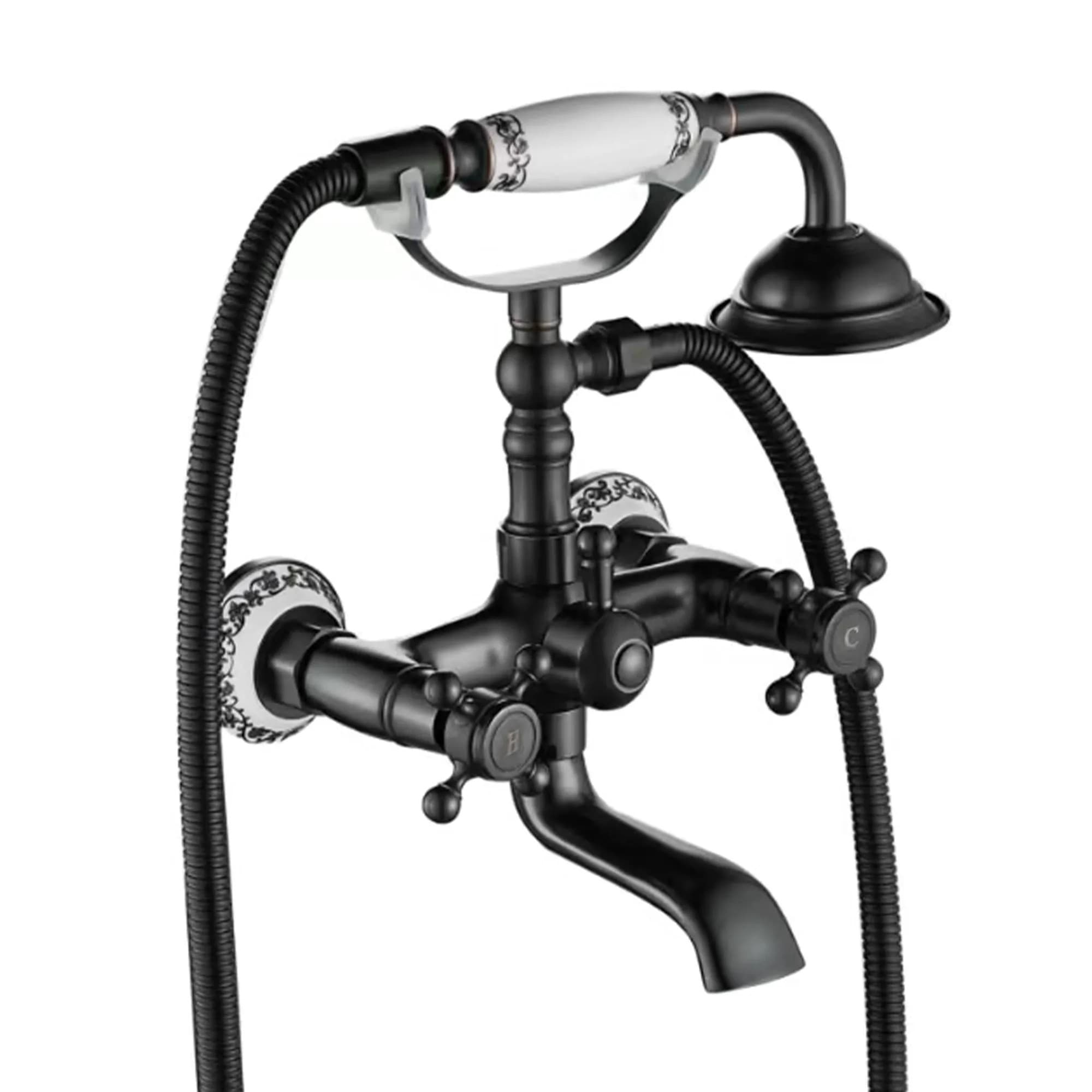 Rubinetto Da Vasca Rea Rustico Old Black