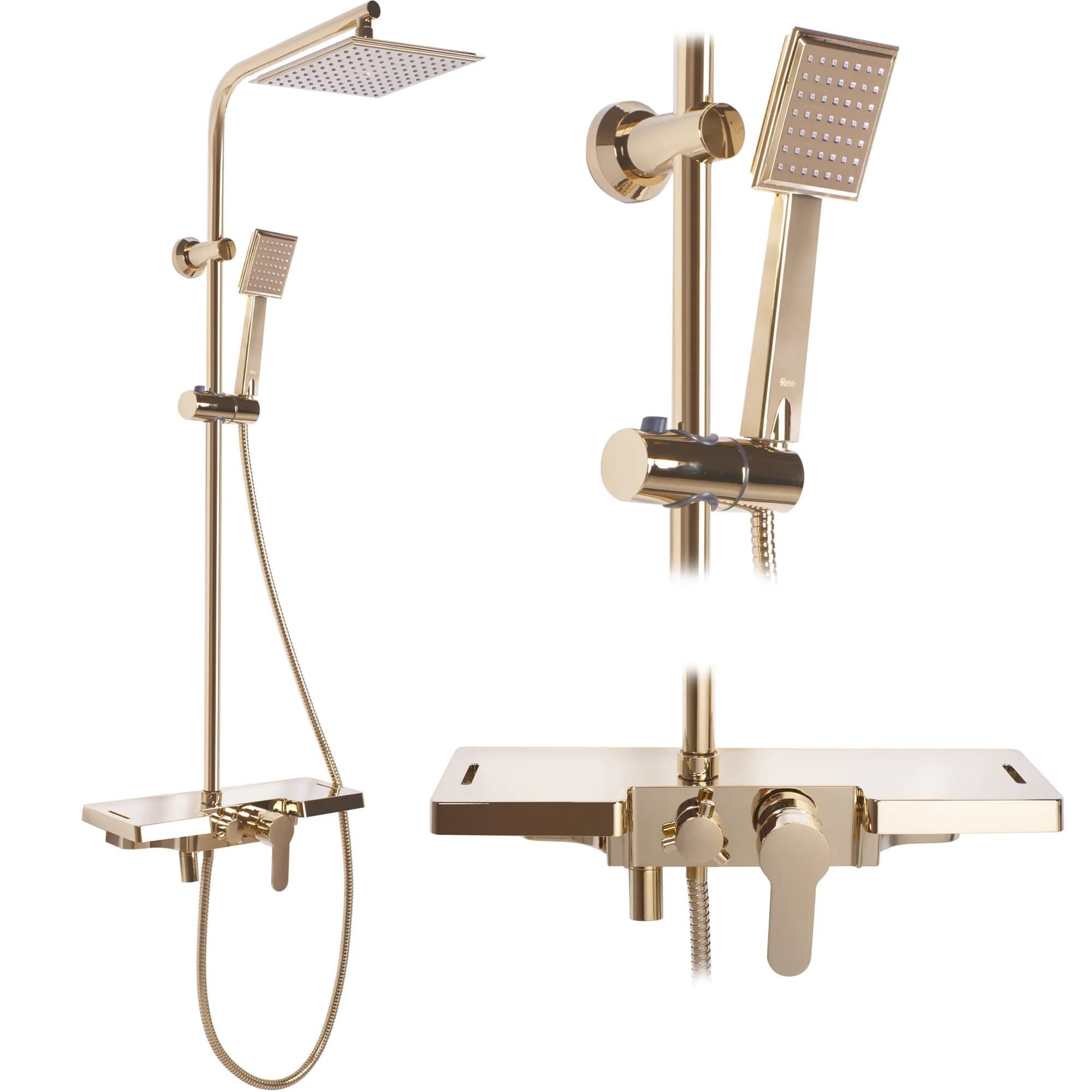 Set Doccia Rea Bravo Gold