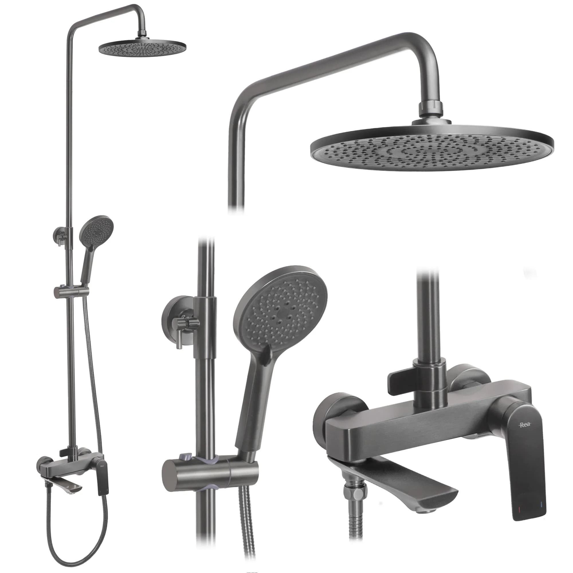 Set Doccia Rea Avalon Titanium