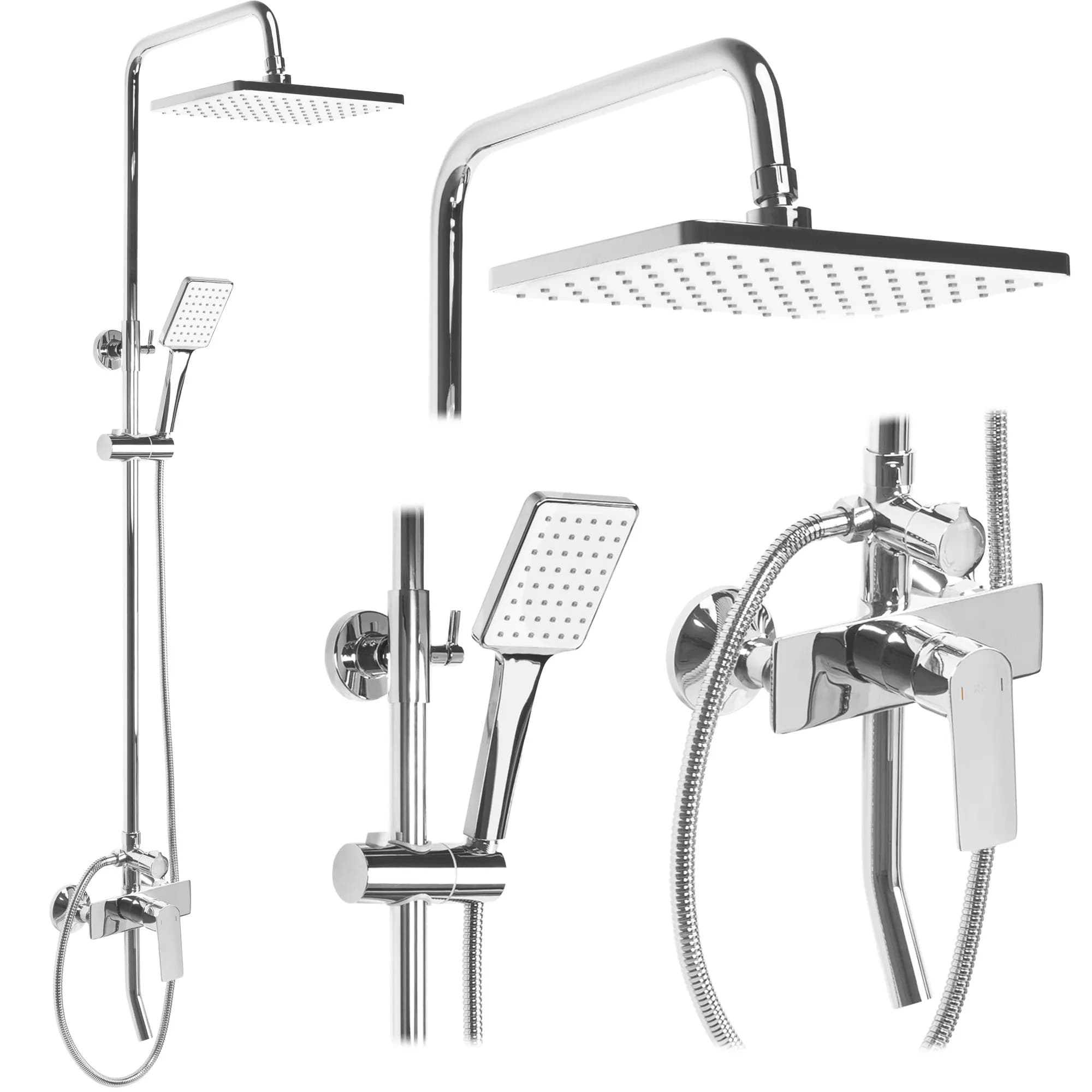 Set Doccia Rea Maximus Chrome