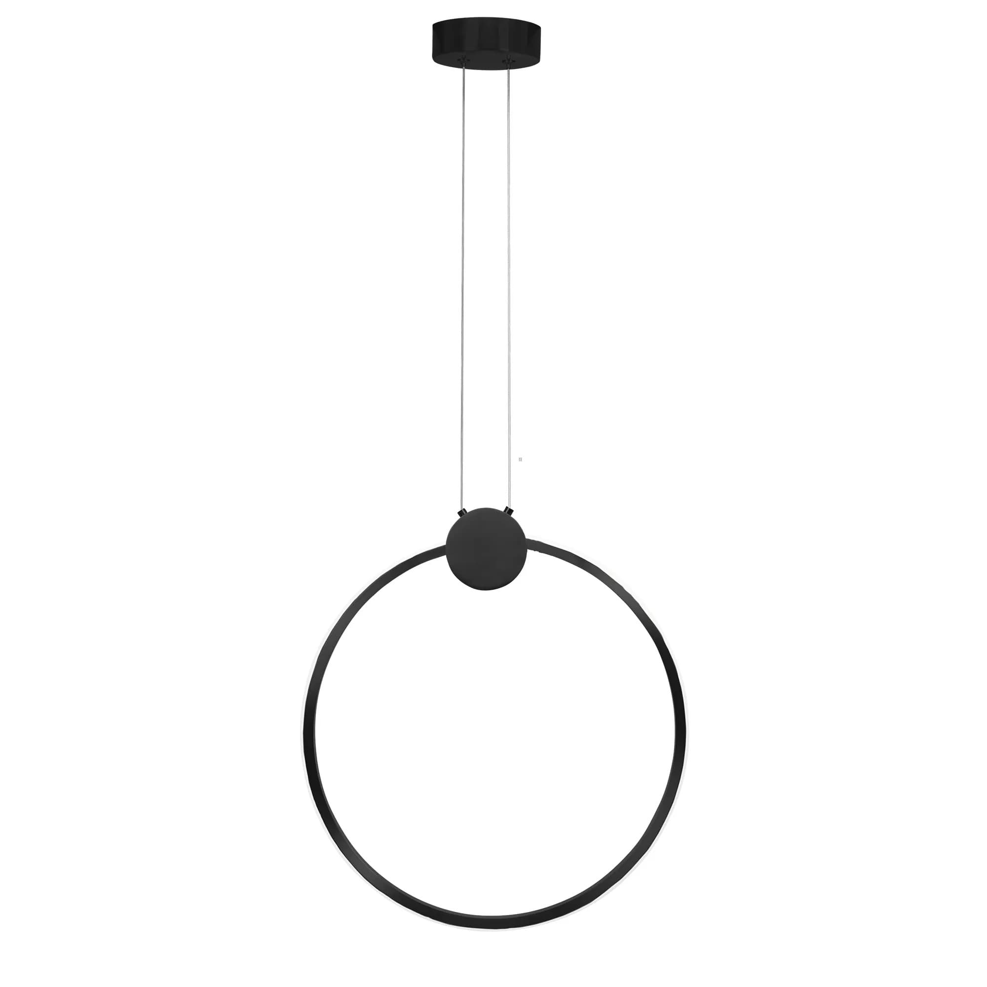 Lampada Da Soffitto Led App1398-cp Black 50cm