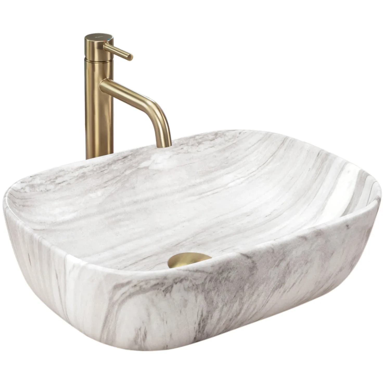 Lavabo Da Appoggio Rea Belinda Ash