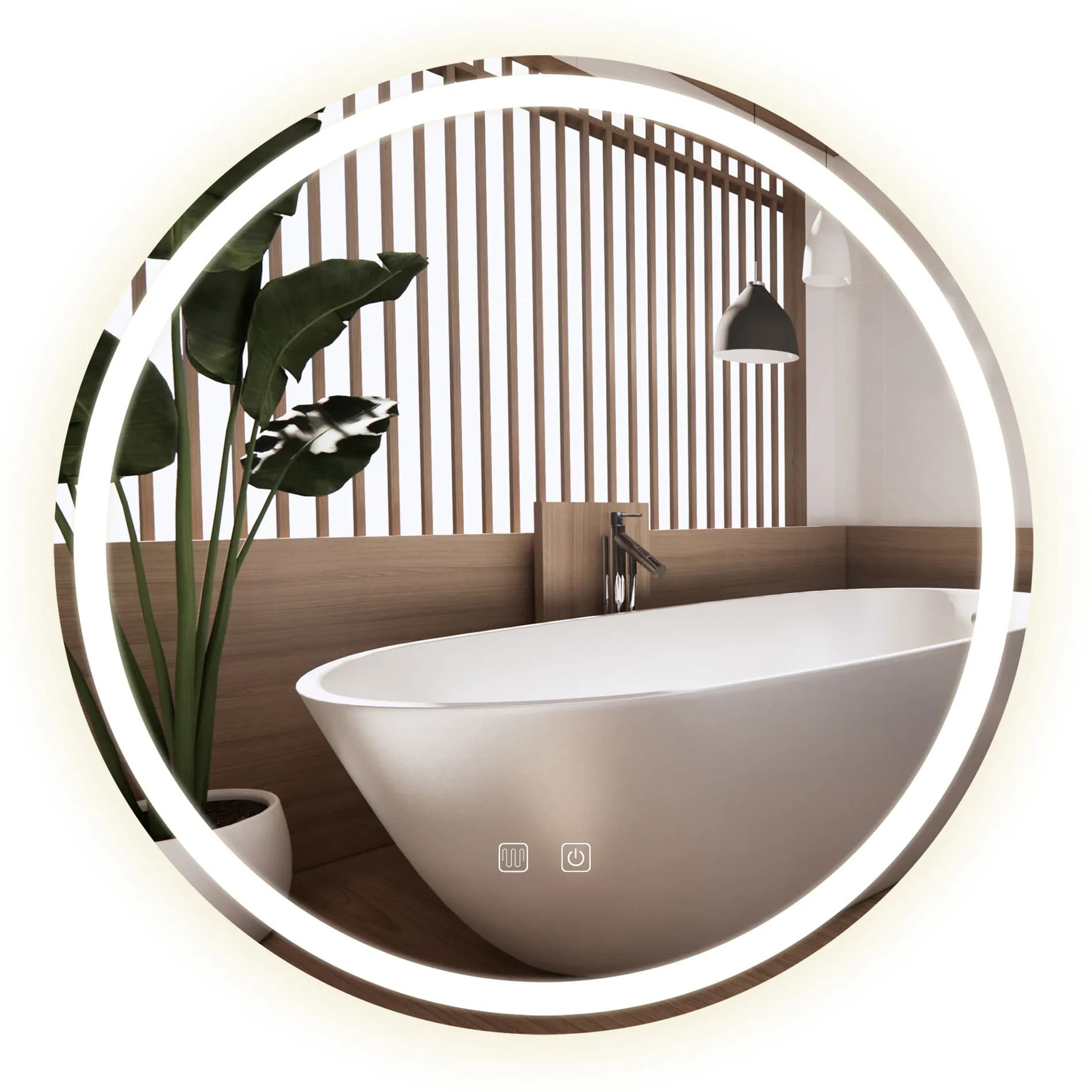 Specchio Led 50cm Bas