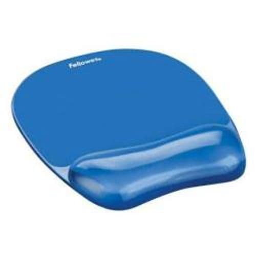 Mousepad con poggiapolsi Crystal™ Gel Blu