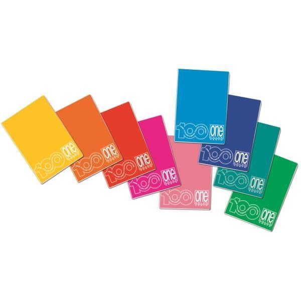 Quaderno ONE COLOR A4 - 0B con marg. (conf.10)