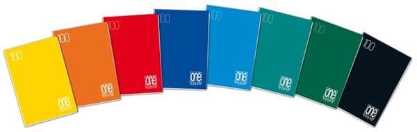 Quaderno ONE COLOR A5 - 0Q con marg. (conf.10)