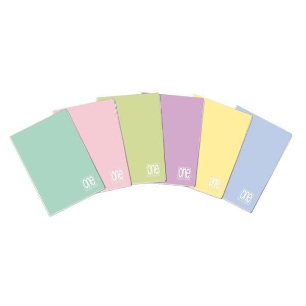 Quaderno ONE COLOR PASTELLO A4 - 5M senza marg. (conf.10)