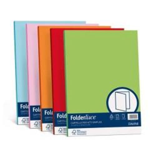 FOLDER LUCE E ACQUA simplex - 50 cartelline - Bianco