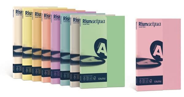 RismaAcqua Small - Lilla - 21x29,7 cm - 90 g/m2 - 100 fogli