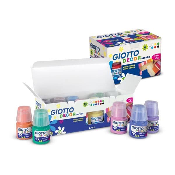 Giotto Decor Acrylic - Effetto Matt- Bianco- Cf 6