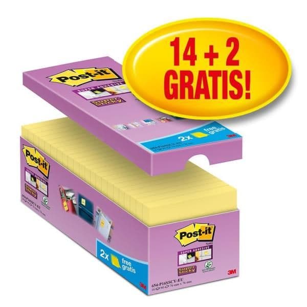 POST-IT® SUPER STICKY - VALUE PACK
