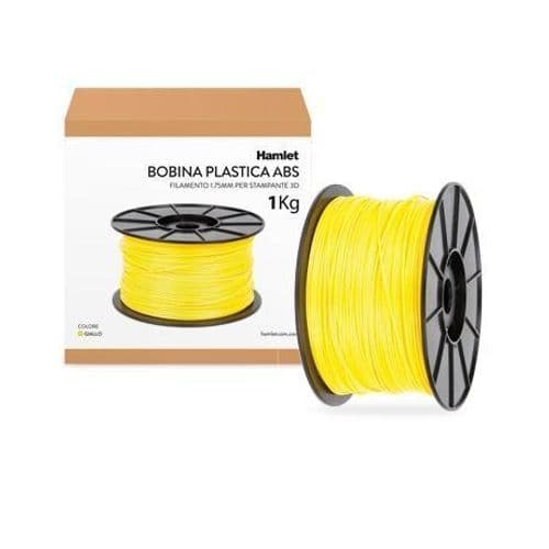 HP3DXROLYL Bobina 1Kg di filamento universale ABS 1.75mm Giallo