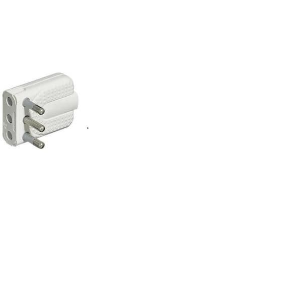 Presa Maschio Corner 16A Salvaspazio - Spinotti Orientabili -Bianco -