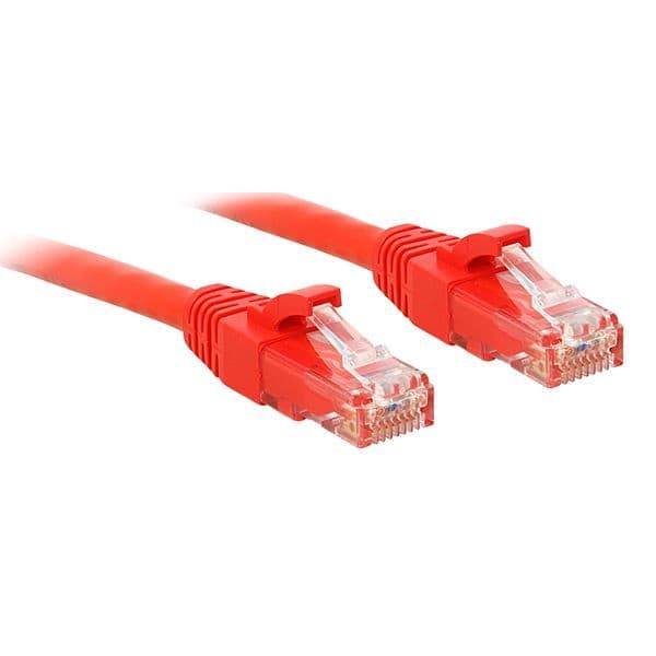 Cavo di Rete Cat.6 U/UTP Rosso, 1m