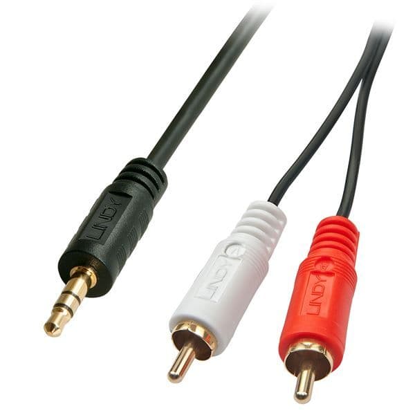 CAVO STEREO 3,5mm A 2xRCA 2M