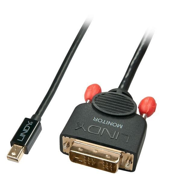 Mini DP/DVI-D NERO 2M