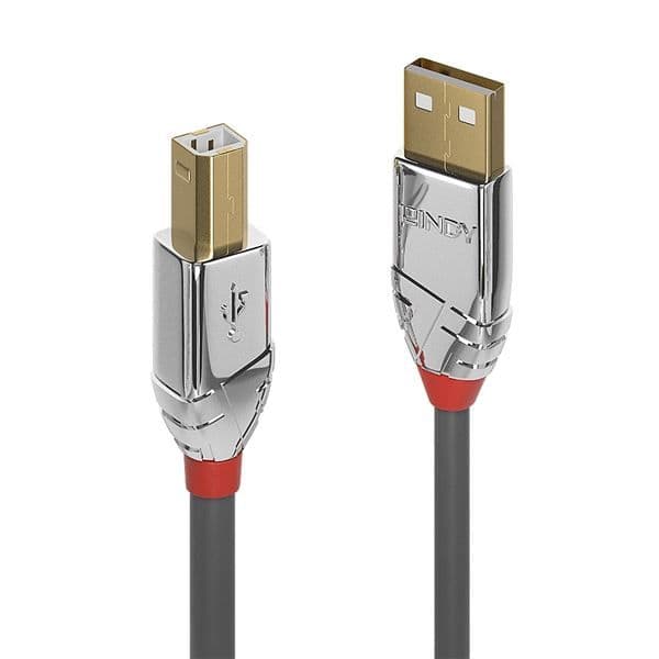 CAVO USB 2.0 TIPO A/TIPO B GRIGIO, 5M
