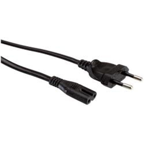 NILOX TECH - Cavo alimentazione con connettore IEC C7 a connettore CEI 23-16/VII, femmina a maschio, lunghezza cavo 5 mt
