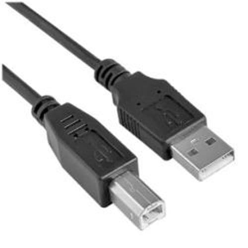 NILOX TECH - Cavo con connettore USB-A 2.0 a connettore USB-B 2.0, maschio a maschio, lunghezza cavo 1.8 mt, schermato, velocità max trasferimento 480 Mbit/s