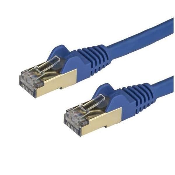 Cavo di Rete Schermato Cat6a STP da 1m - Blu